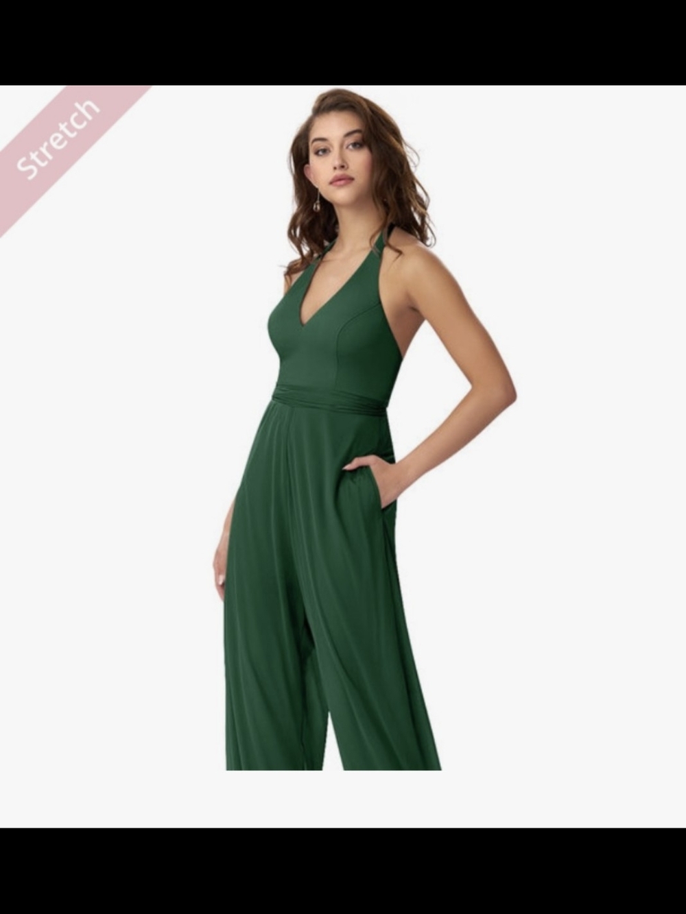 Azazie Dua Halter Jumpsuit